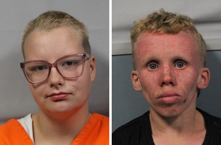 Felicity Eatmon and Dakota Harper booking photos