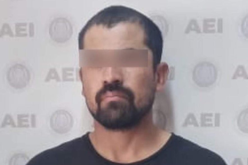 Booking handout photo of Jesús Gerardo García, alias El Kekas, released by Mexican police