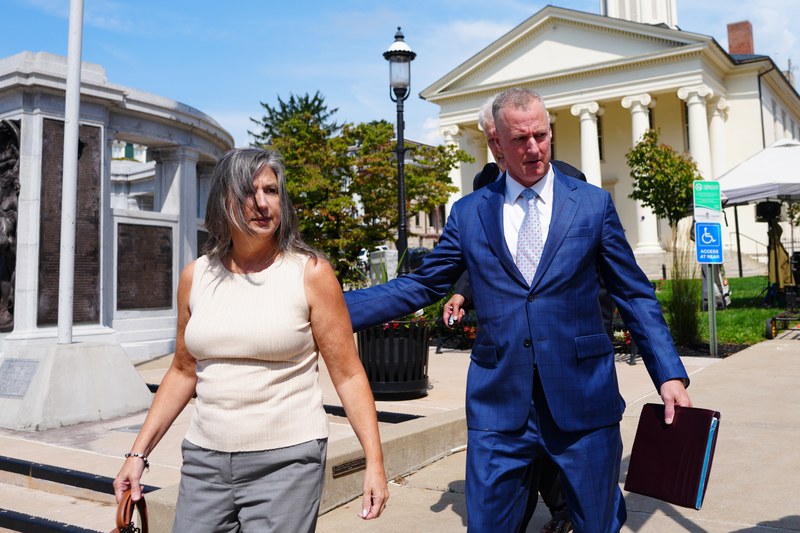 Paul Robinson arrives at the Centre County Courthouse for a preliminary hearing in September 2026